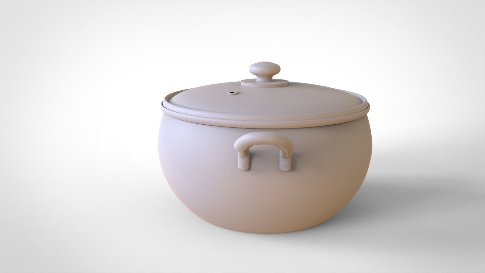 Cookware - Steamer pot 3D model_6