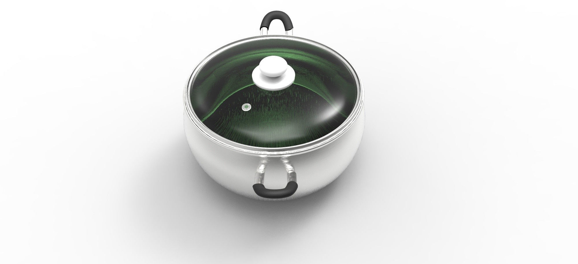 Cookware - Steamer pot 3D model_5