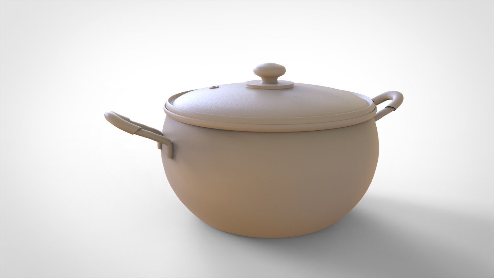 Cookware - Steamer pot 3D model_4