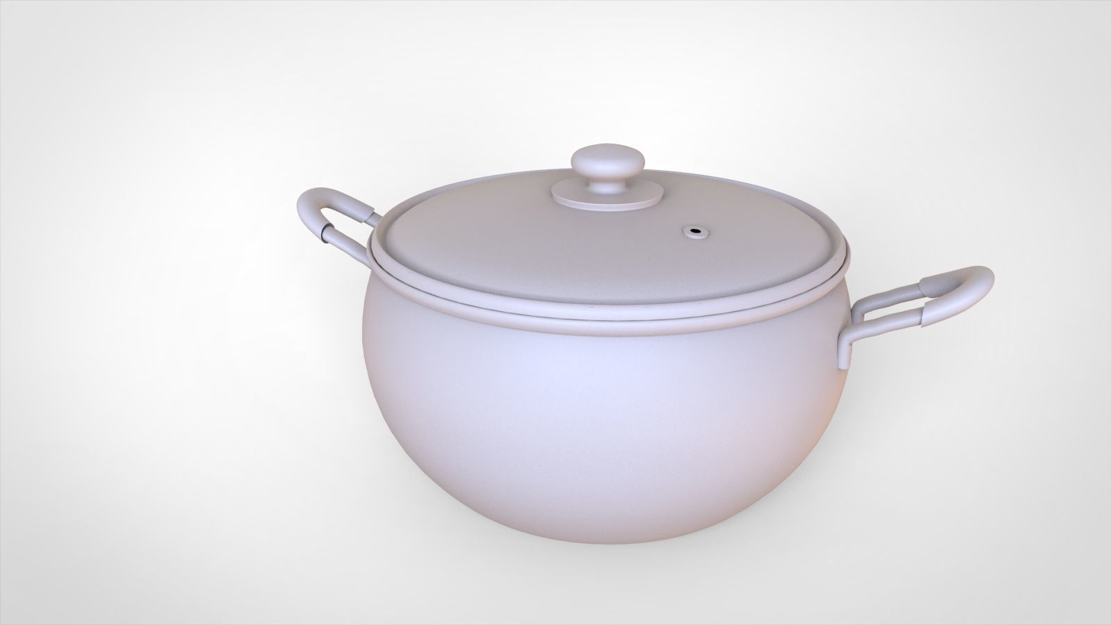 Cookware - Steamer pot 3D model_2