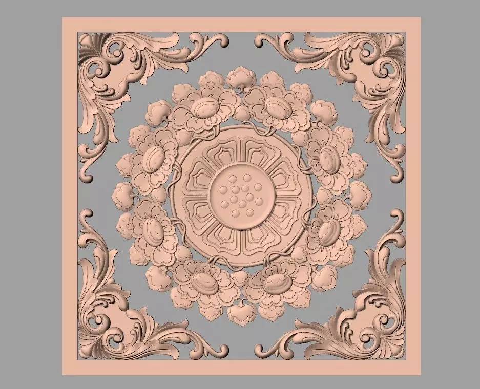 CNC 3D relief models STL format file used for artcam aspire E365 3D model