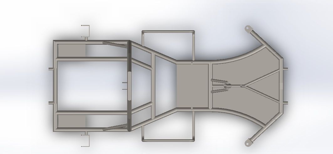 Chassis go-kart Free 3D model_1