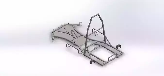 Chassis go-kart Free 3D model