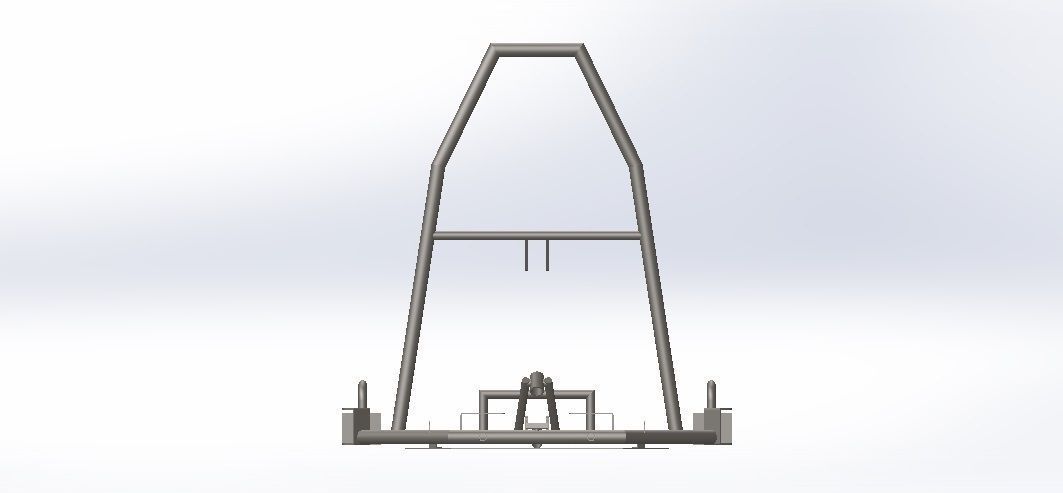 Chassis go-kart Free 3D model_3