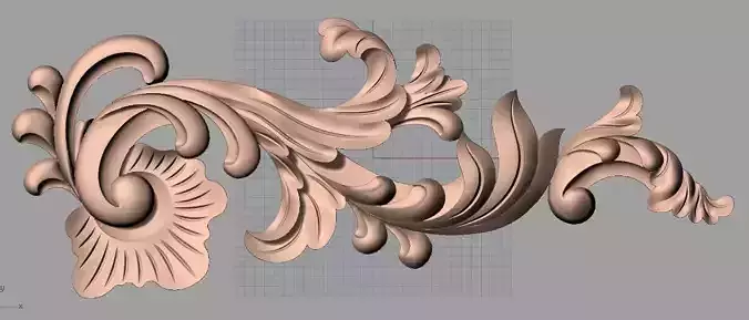CNC 3D relief models STL format file used for artcam aspire E352