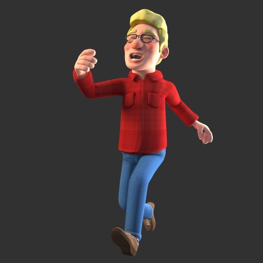 Grand father and Grand mother 3D model_9