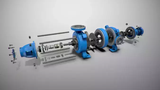 Liquid Pump 3D model