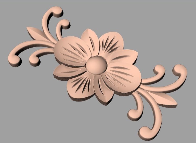 CNC 3D relief models STL format file used for artcam aspire E380 3D model_1