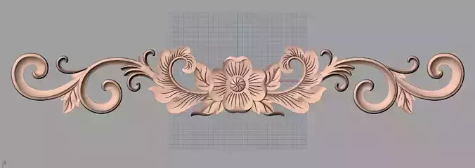 CNC 3D relief models STL format file used for artcam aspire E384 3D model