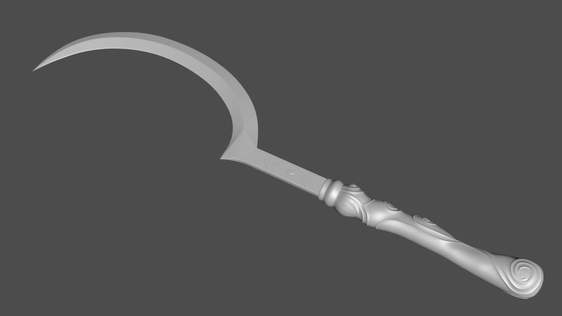 Khal drogos Arakh Lowpoly 3D model with PBR Low-poly 3D model_6