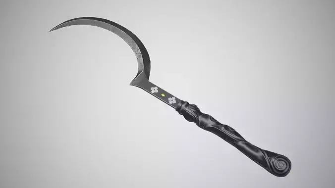 Khal drogos Arakh Lowpoly 3D model with PBR