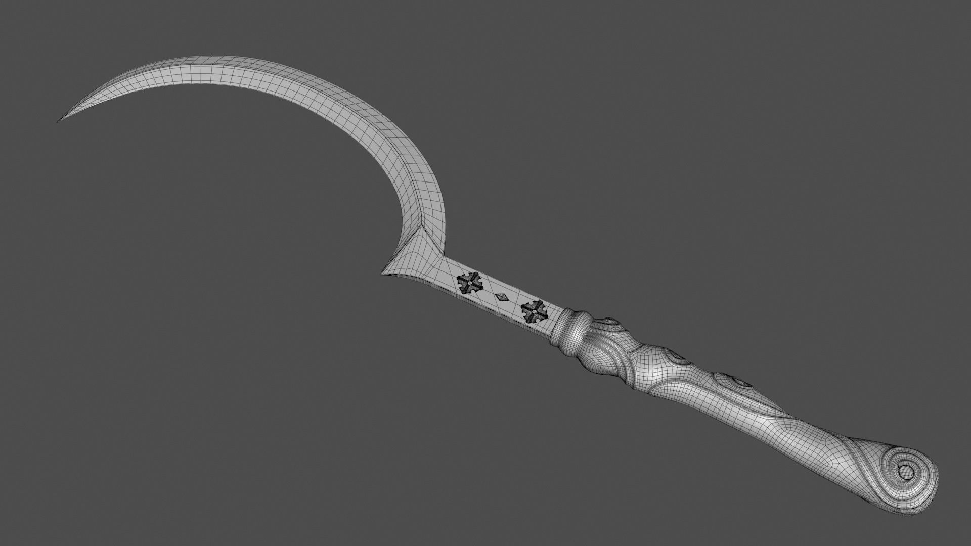 Khal drogos Arakh Lowpoly 3D model with PBR Low-poly 3D model_7