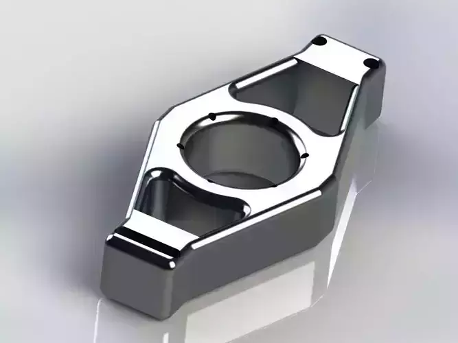 Upright stainless steel bracket