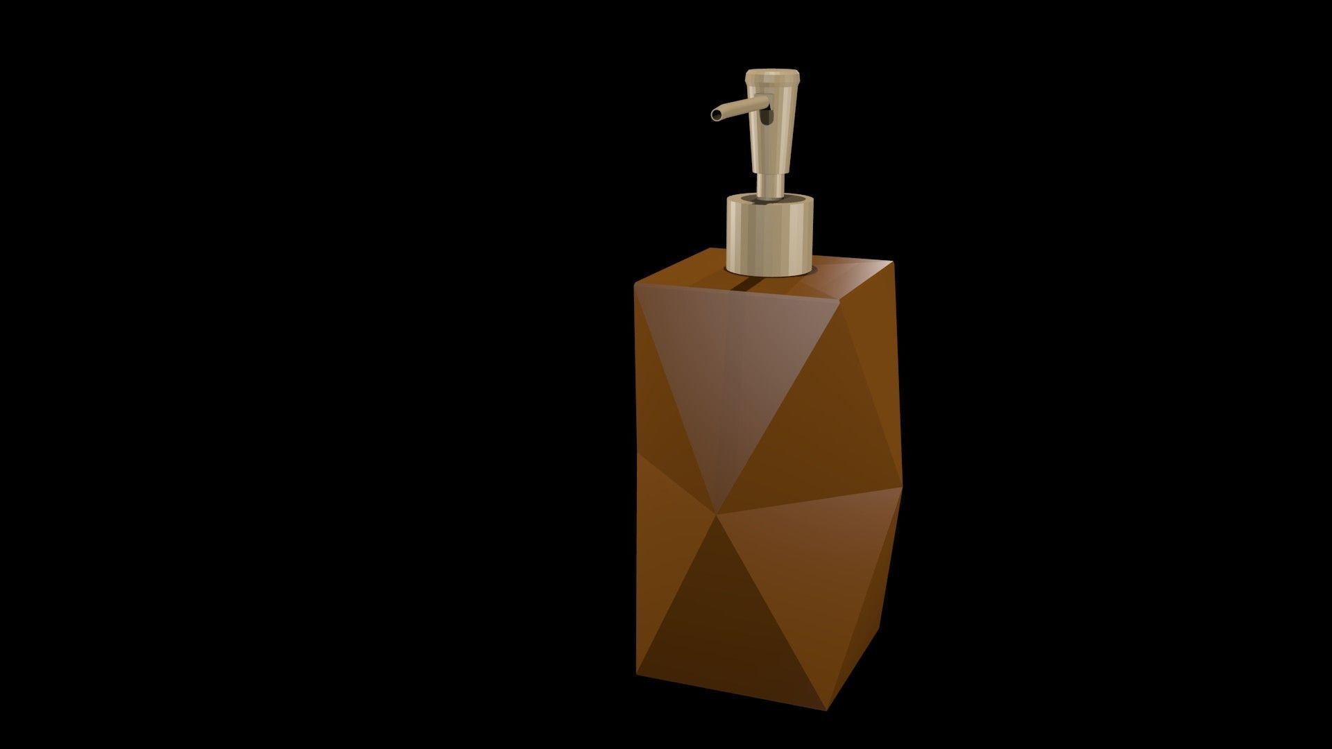 Low poly Dispenser Low-poly 3D model_8