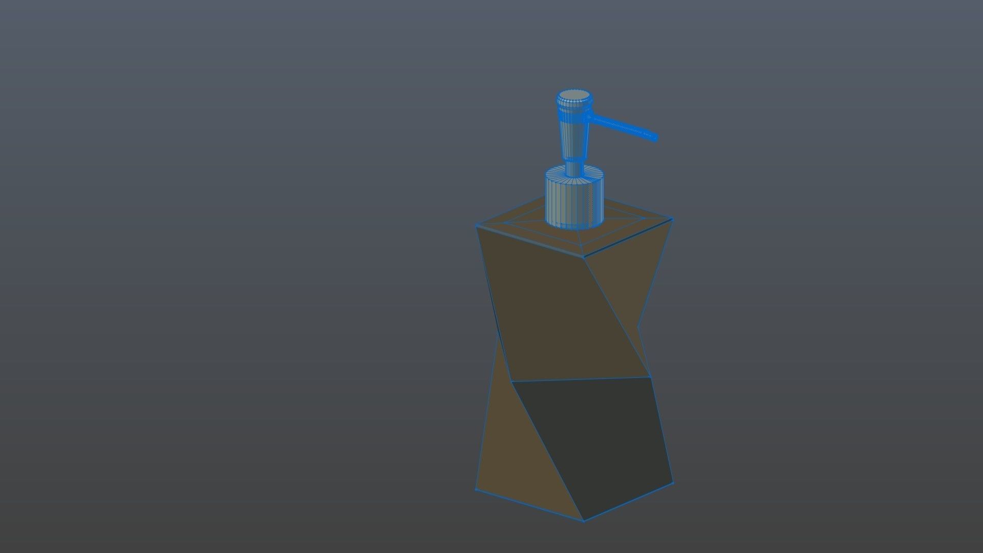 Low poly Dispenser Low-poly 3D model_11