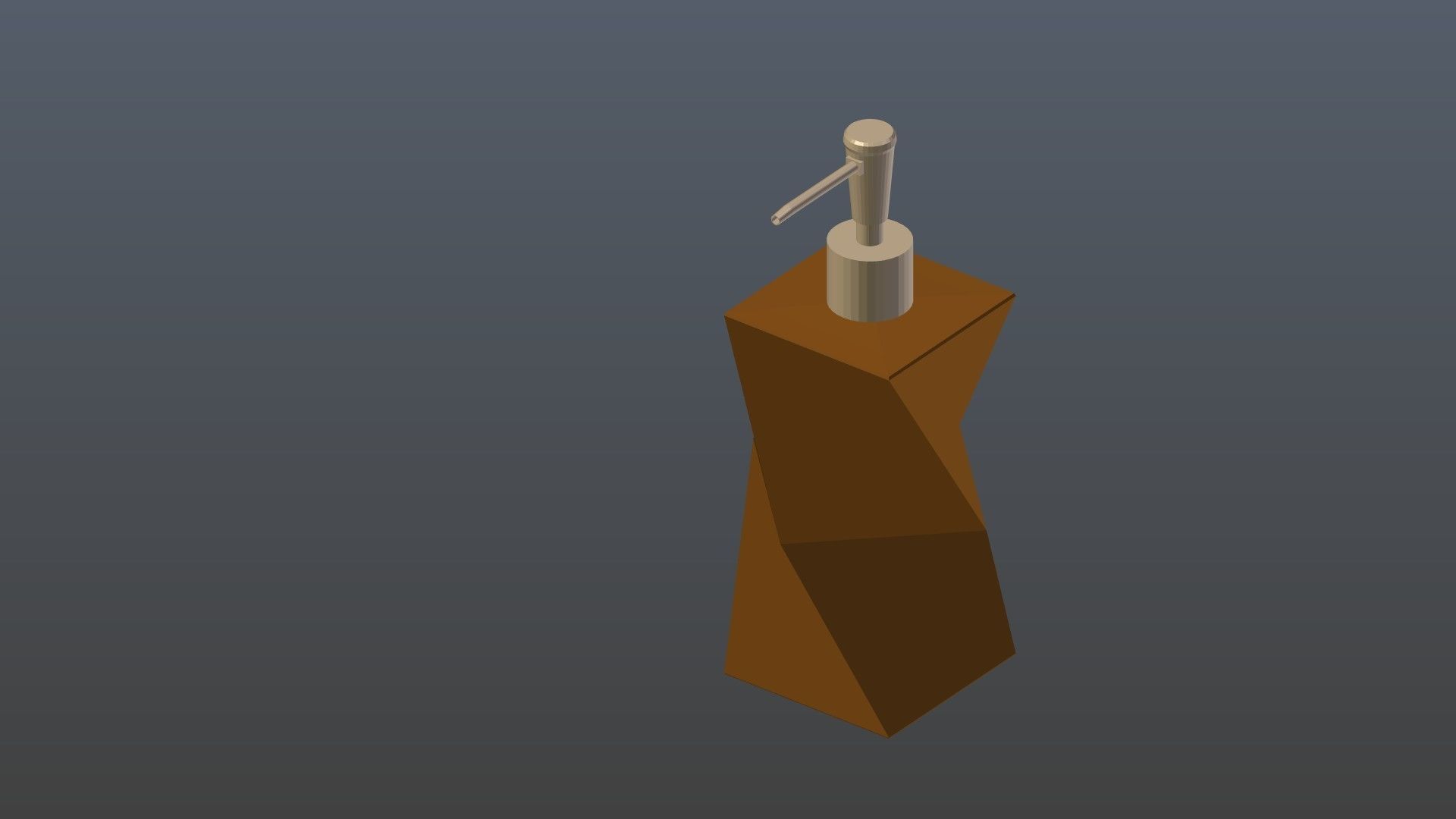 Low poly Dispenser Low-poly 3D model_10