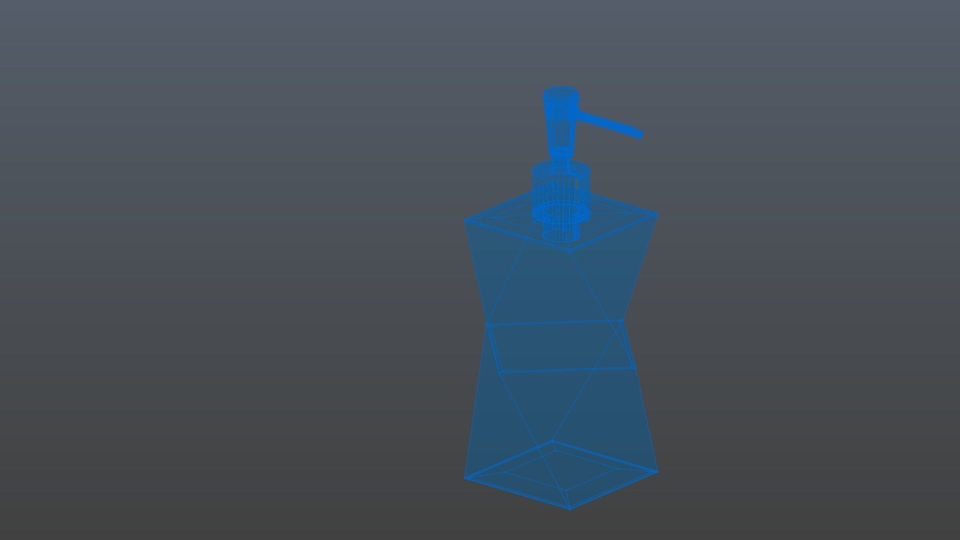 Low poly Dispenser Low-poly 3D model_12