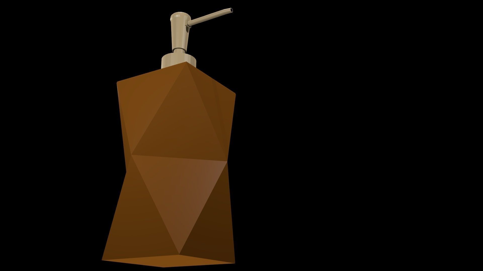Low poly Dispenser Low-poly 3D model_7