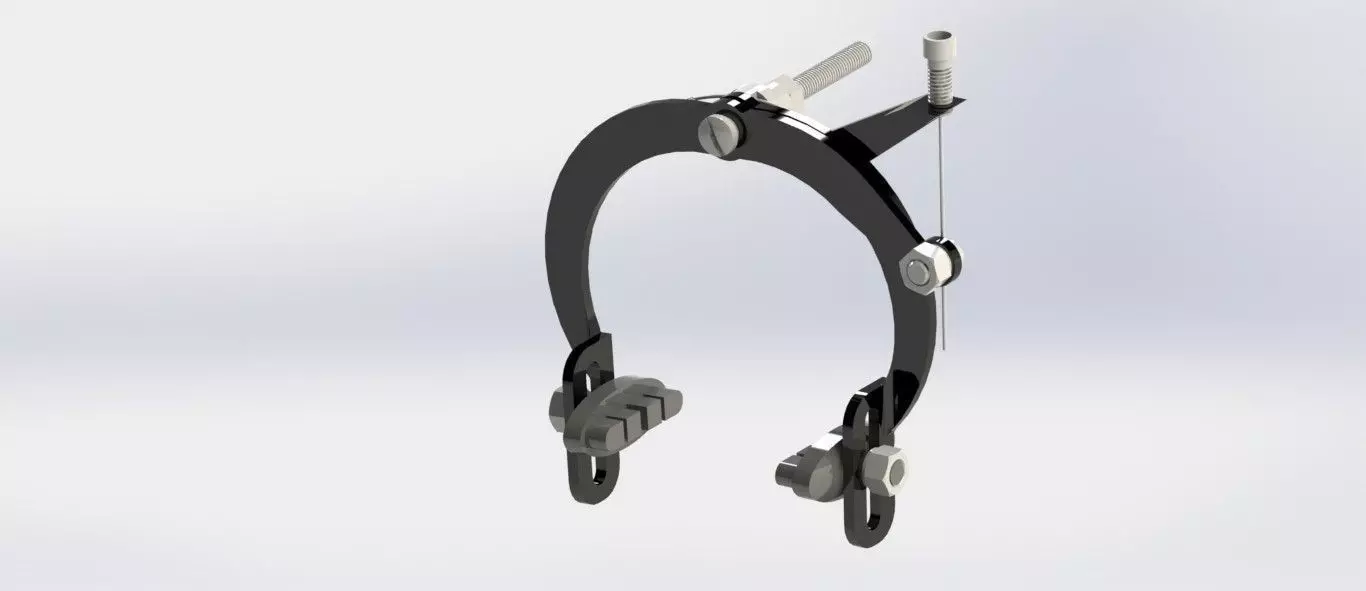 Shoe Brake Mechanism Free 3D model