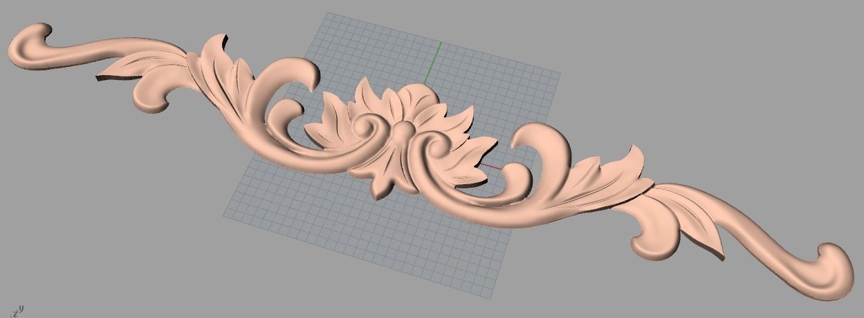 Woodworking CNC Router 3D Relief STL models used for artcam E417 3D model_1