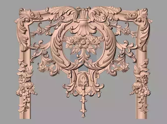 Woodworking CNC Router 3D Relief STL models used for artcam E415