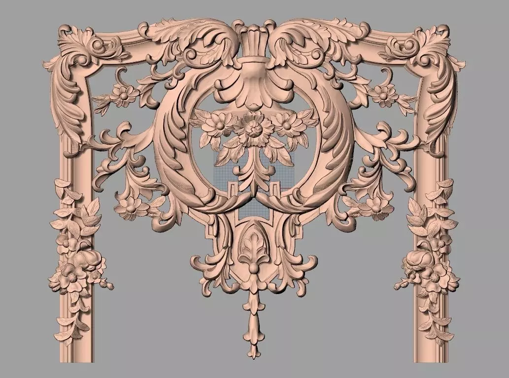 Woodworking CNC Router 3D Relief STL models used for artcam E415 3D model_0