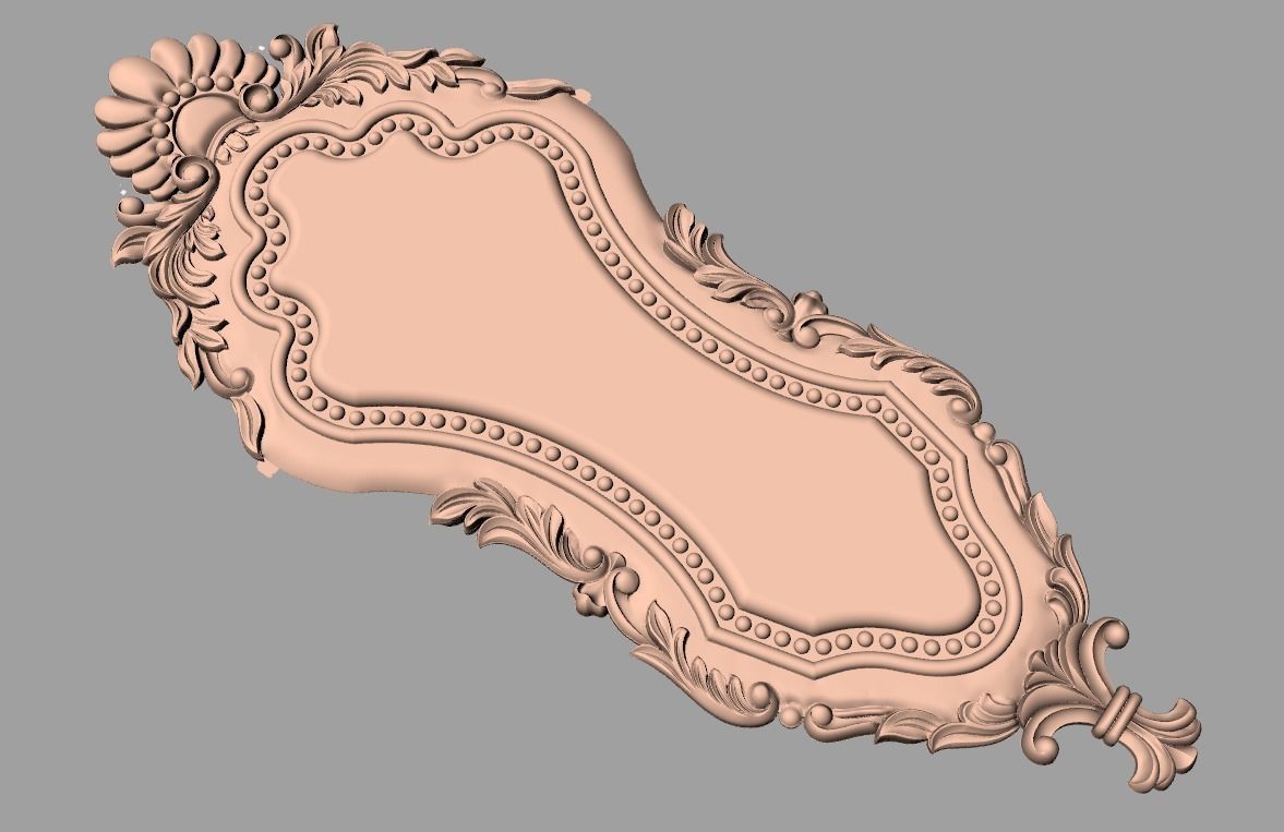 Woodworking CNC Router 3D Relief STL models used for artcam E414 3D model_1