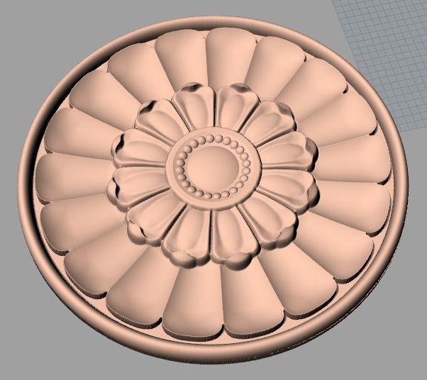 Woodworking CNC Router 3D Relief STL models used for artcam E411 3D model_1