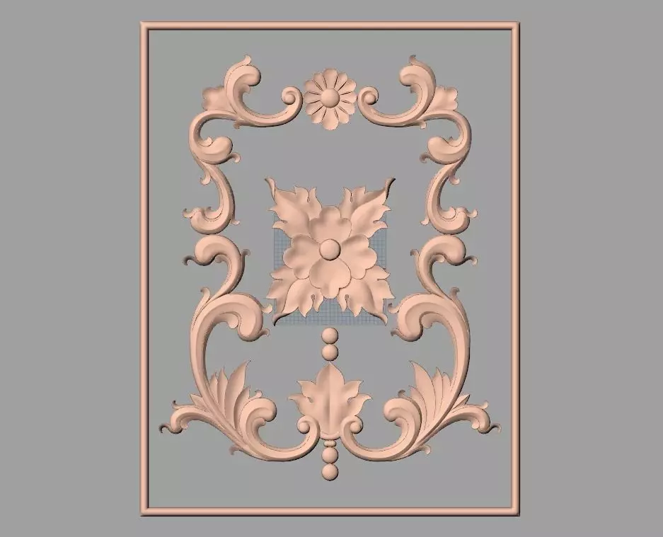 Woodworking CNC Router 3D Relief STL models used for artcam E408 3D model_0