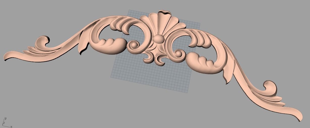 Woodworking CNC Router 3D Relief STL models used for artcam E405 3D model_1