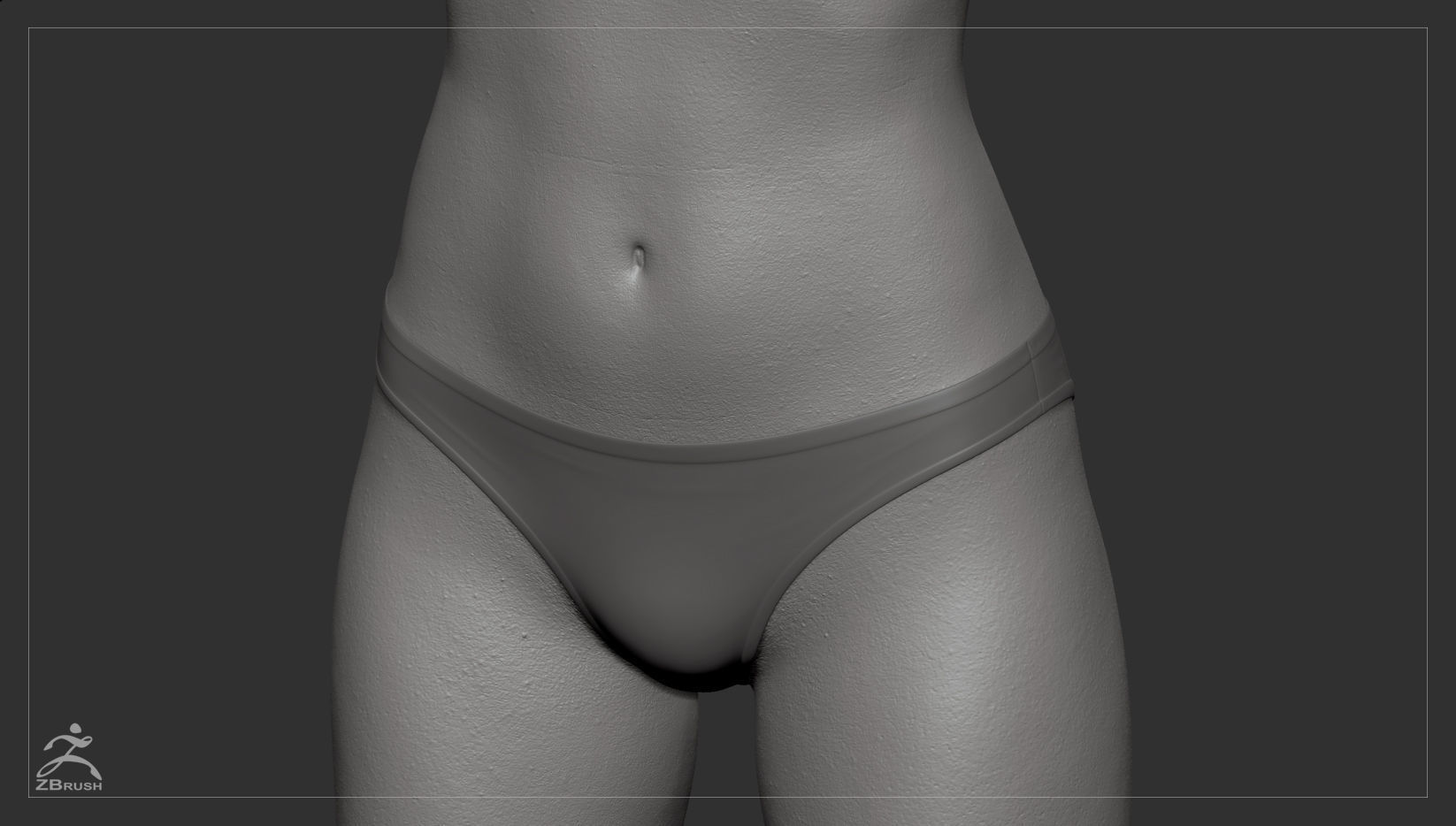Average Body Basemesh Set 3D model_8