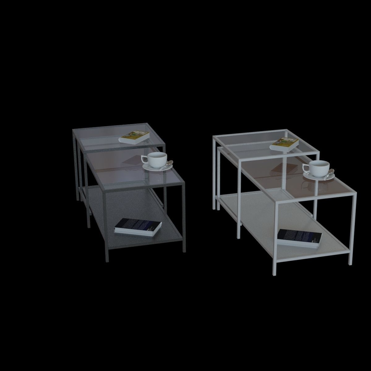 vittsjo nesting table 3D model_7