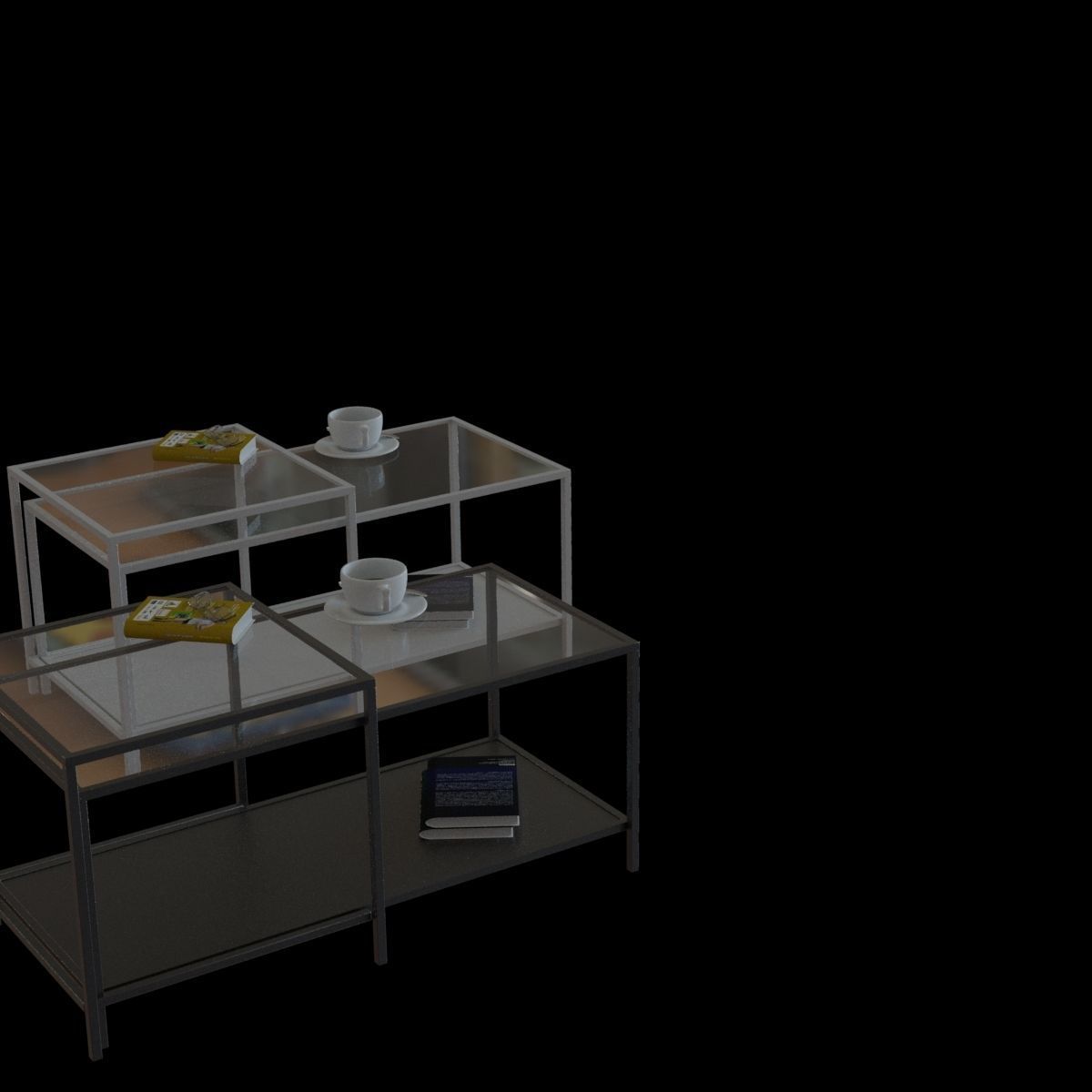 vittsjo nesting table 3D model_22