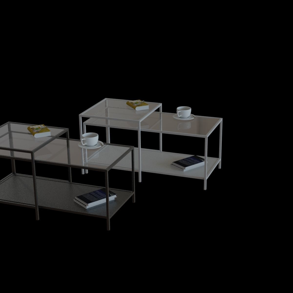 vittsjo nesting table 3D model_6