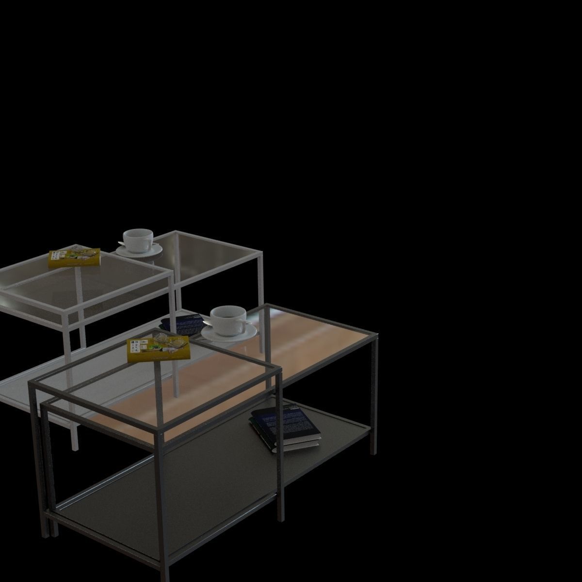vittsjo nesting table 3D model_4