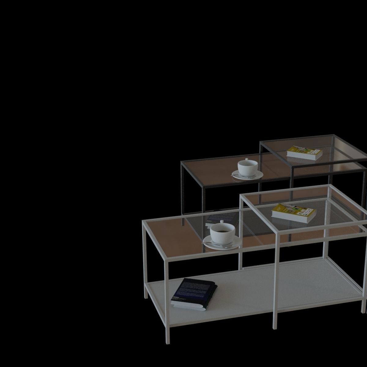 vittsjo nesting table 3D model_12