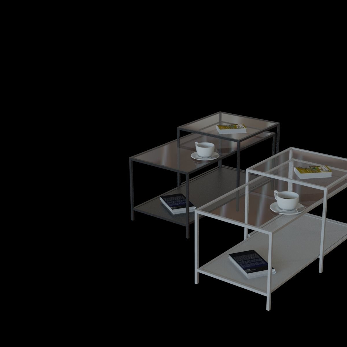 vittsjo nesting table 3D model_1