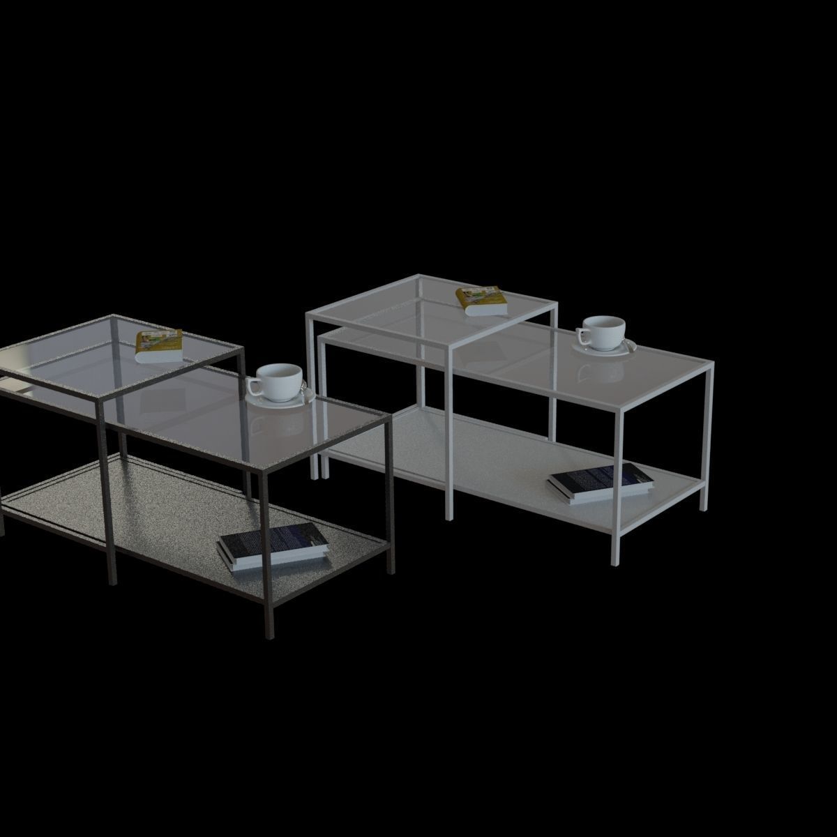 vittsjo nesting table 3D model_8