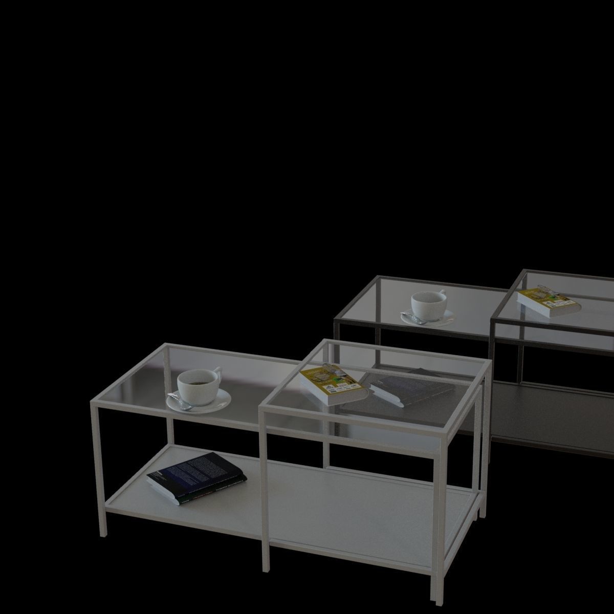vittsjo nesting table 3D model_2