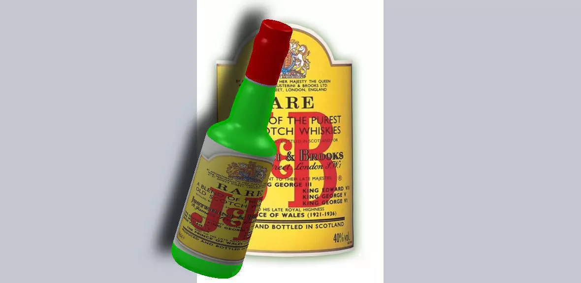 Wine bottle Free 3D model