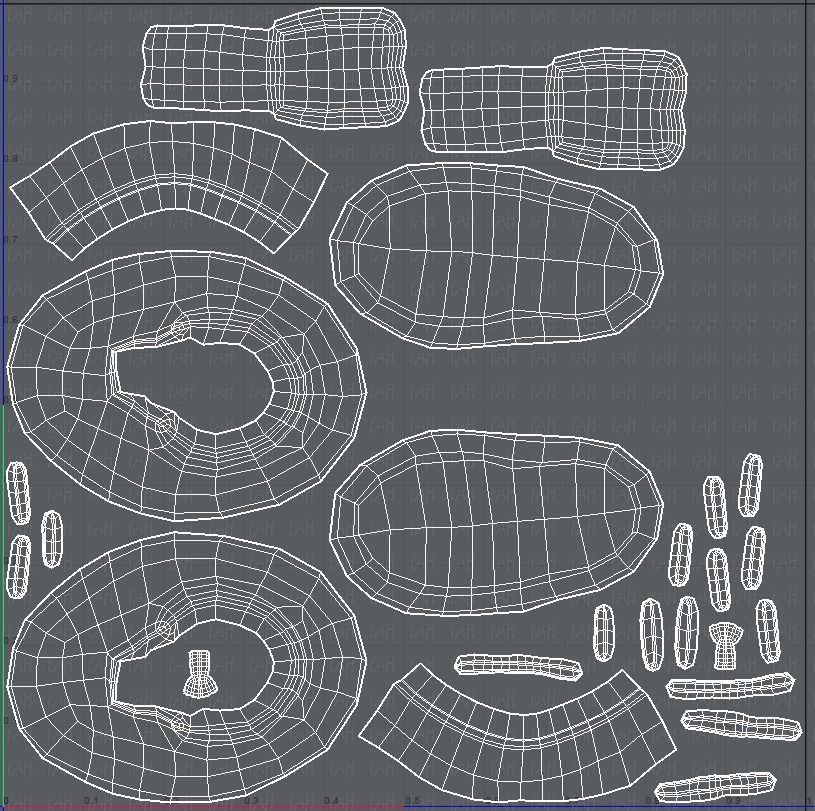 Shoes cartoon Low-poly 3D model_41