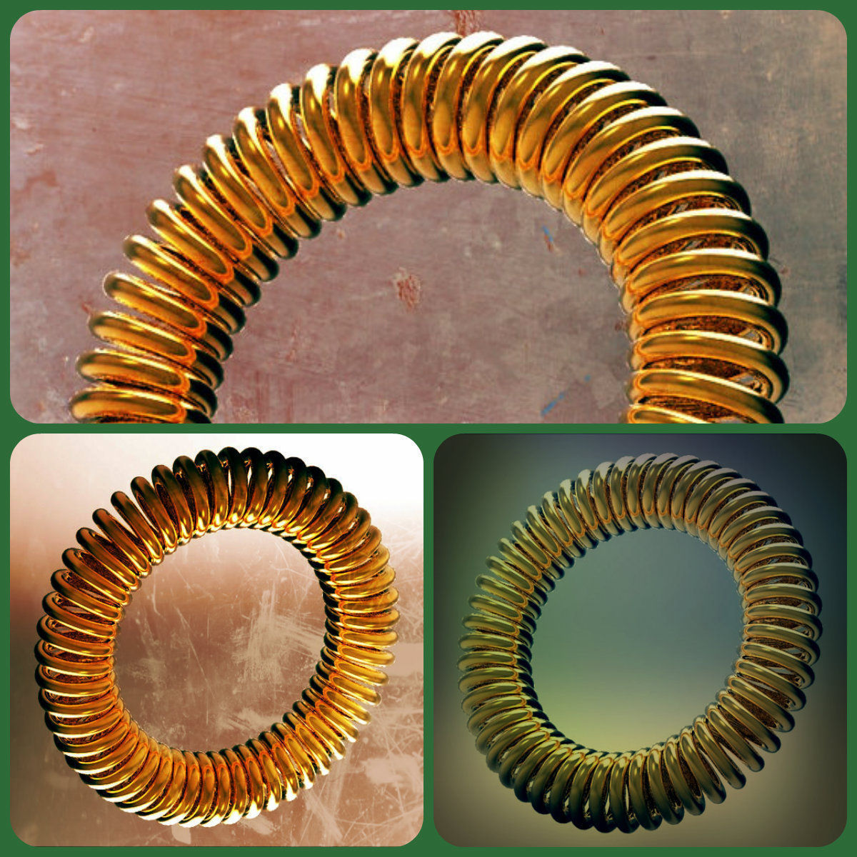 Circular spring Free 3D model_2