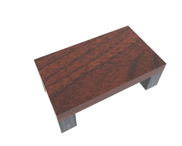 Wooden Tea Table 3D model Low-poly 3D model
