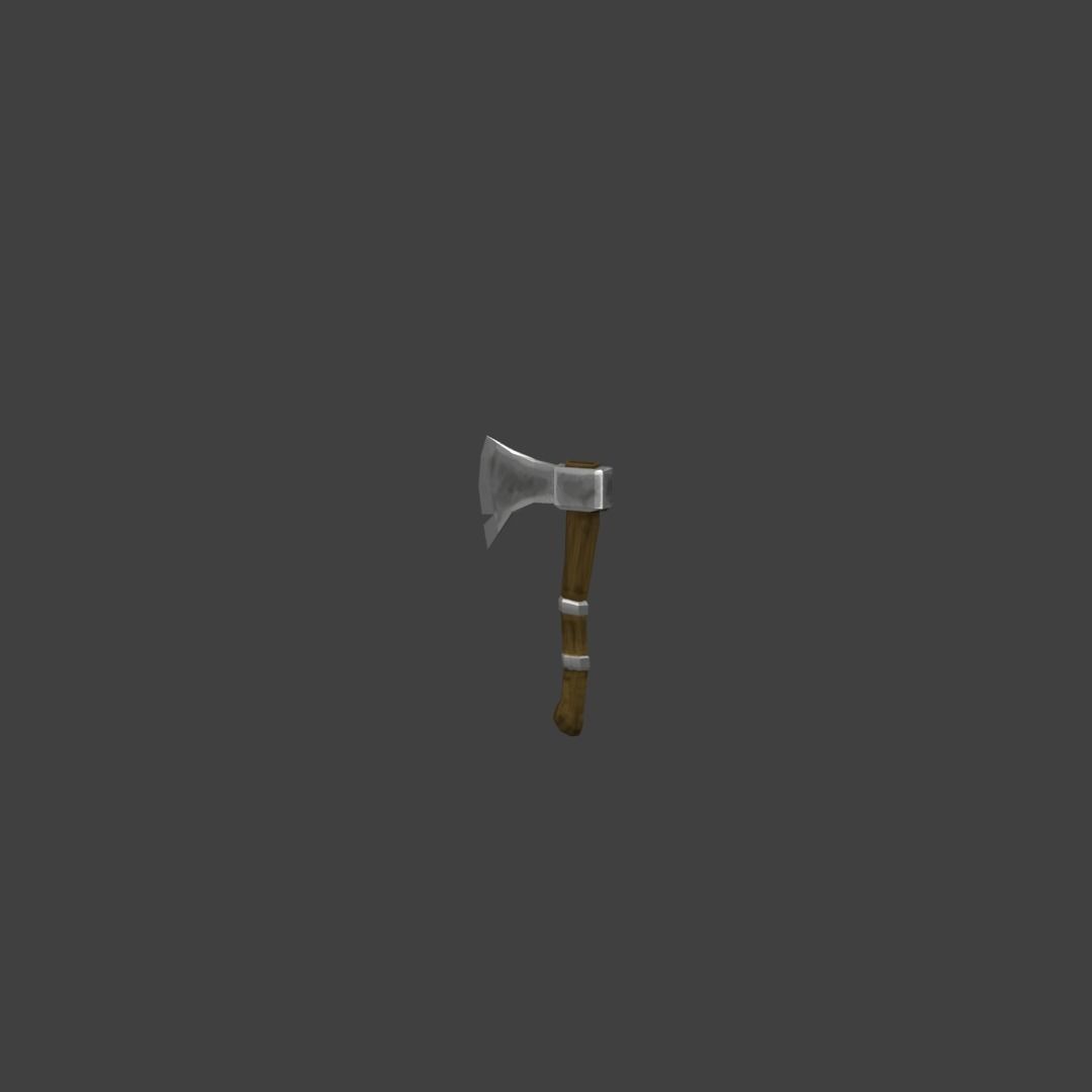 Pack sword shields LowPoly retro Low-poly 3D model_4