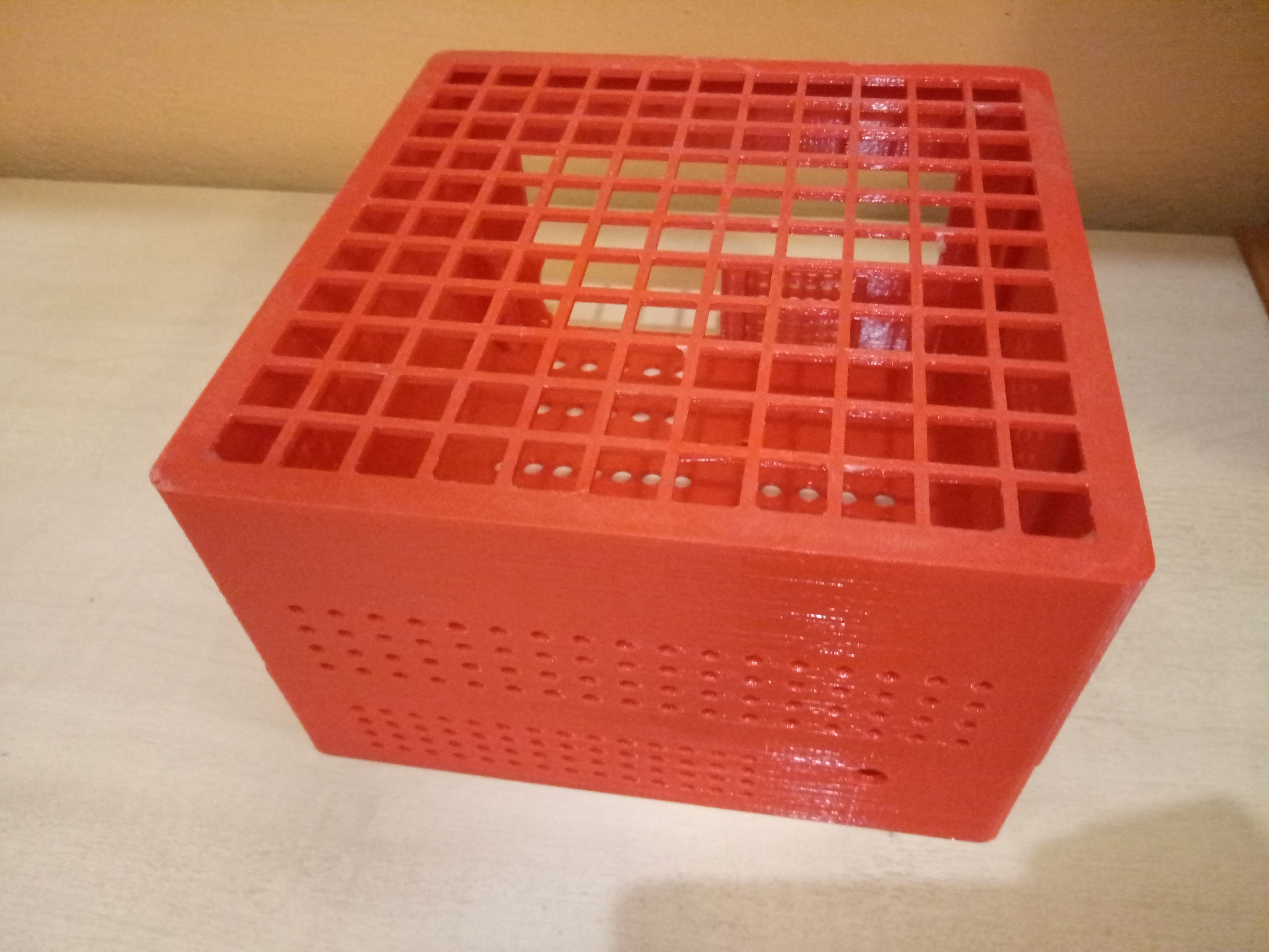 Mini-itx pc case 3D print model_3