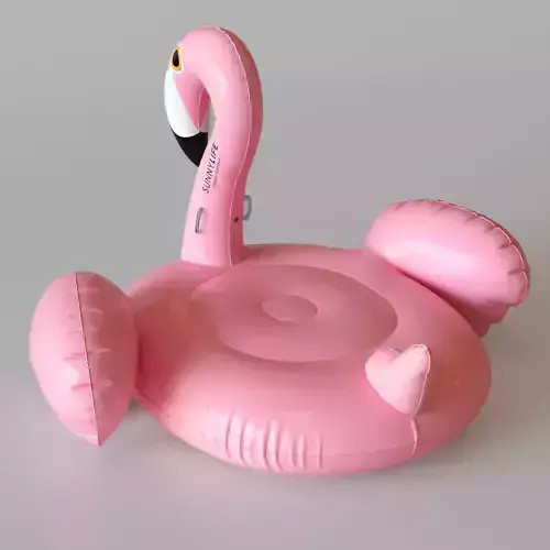 Float inflatable - Flamingo luxe 3D model