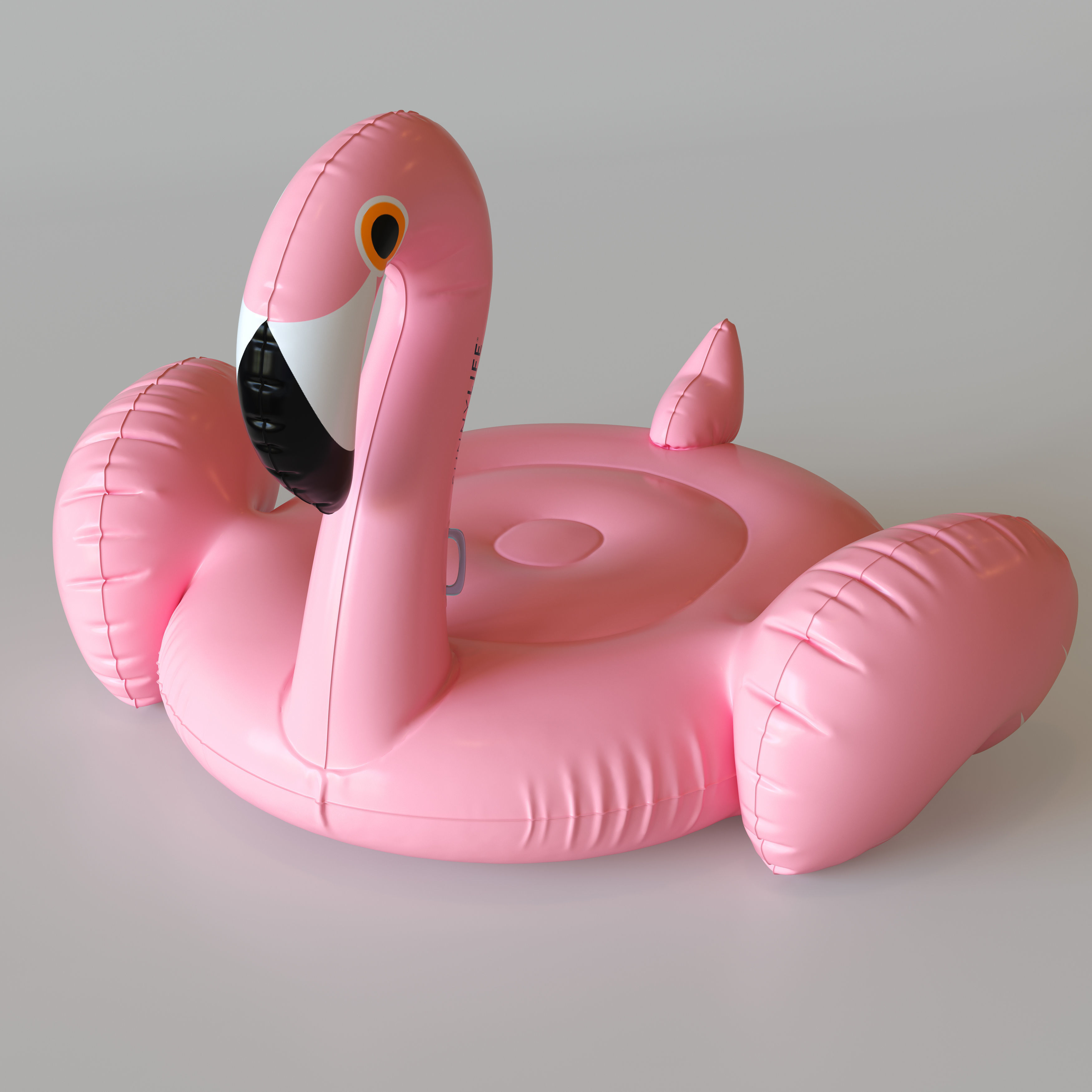 Float inflatable - Flamingo luxe 3D model_1