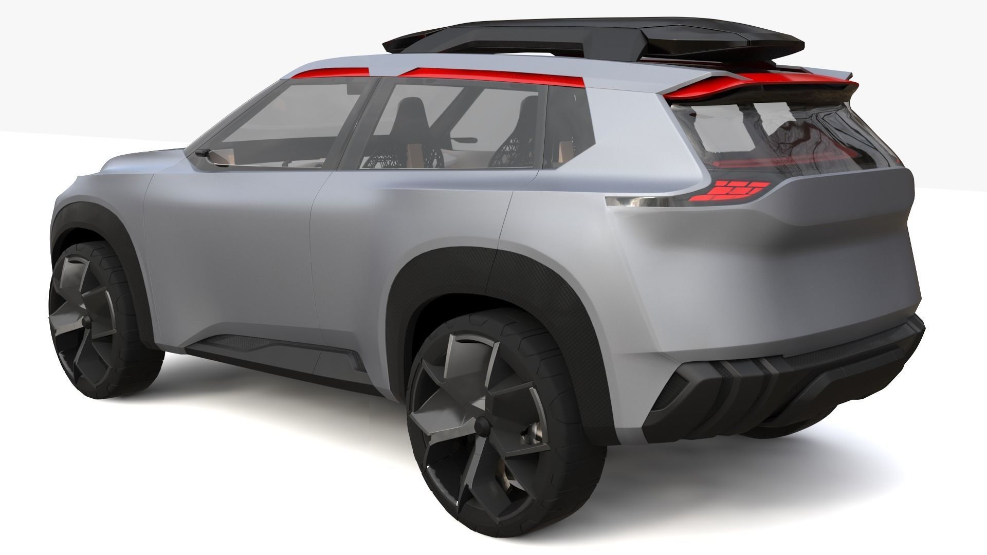 Nissan Xmotion Concept with interior 3D model_1