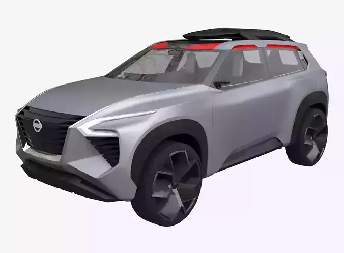 Nissan Xmotion Concept with interior 3D model