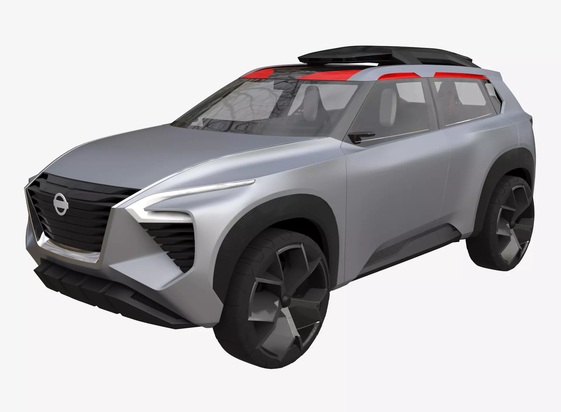 Nissan Xmotion Concept with interior 3D model_0